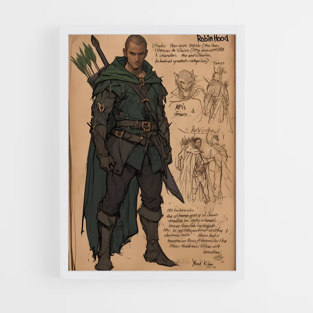 Poster Le Tyran des Bois – affiche Tir à l’arc (vue 3)